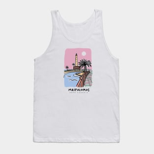 Canary Islands Maspalomas lighthouse Gran Canaria las palmas de Gran Canaria Tank Top